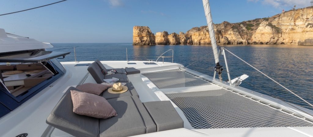 08/07/2019, Lagos (Portugal), Chantier Fountaine-Pajot, Fountaine-Pajot 45